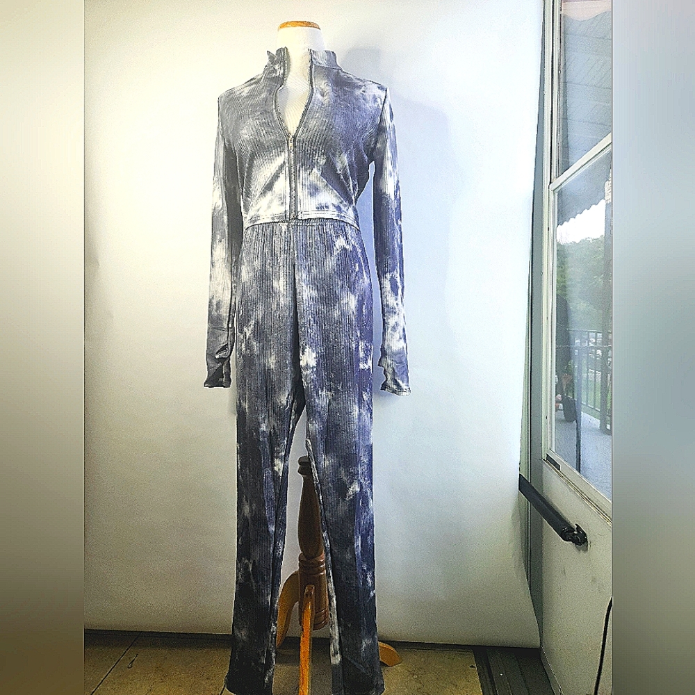 Women's Tye Dye Crop Jogger Set